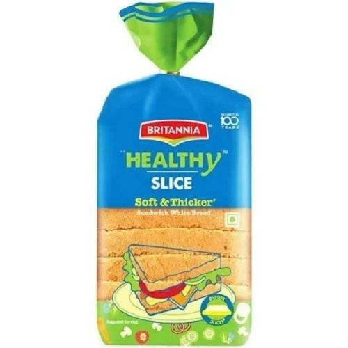 Pure And Healthy Slice Soft And Thick Sandwich Britannia White Bread