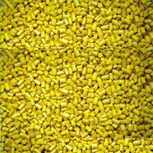 Pure In Composition High On Quality Abs Lemon Yellow Plastic Granules