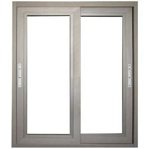 Rectangular Silver Modern Appearance Powder Coated Aluminum Sliding Window 