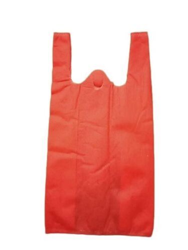 Multicolor Recyclable Plain Orange Highly Durable Non Woven W Cut Bags, 13X16 Inches