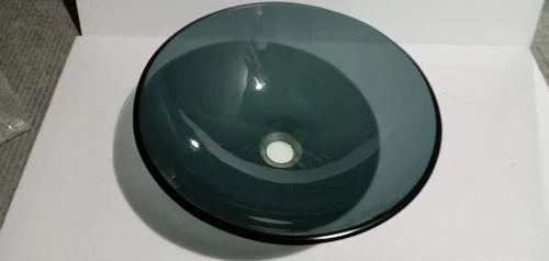 Resistant To Scratch Appealing Look Counter Top Glass Designer Wash Basin