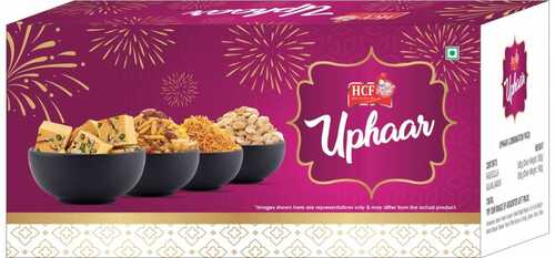 1 Kilogram Sweet And Spicy Taste Hcf Uphaar Sweet And Namkeen Combo Gift Pack