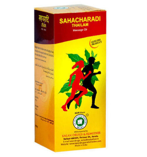 Oil 100% Natural Herbal Sahacharadi Thailam Massage Oil, 200Ml Pack