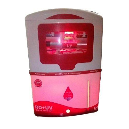 7 Liter Capacity Plastic Red Wall Mounted Aqua Grand Water Purifier