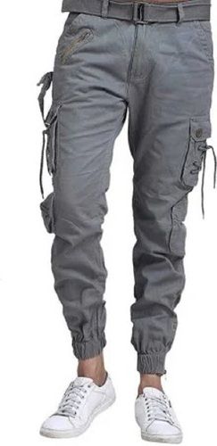 Comfortable And Breathable Plain Grey Casual Wear Men'S Jogger Pants 