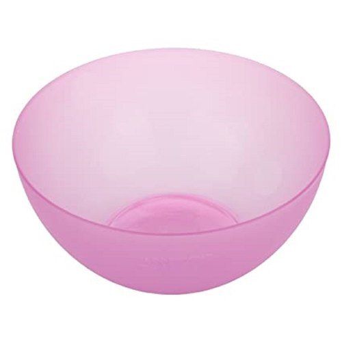 Light Weight Pink Plain Round Plastic Bowl