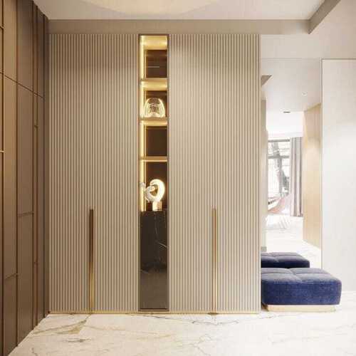 Modular Wood Designer Wardrobe, Material: Wood