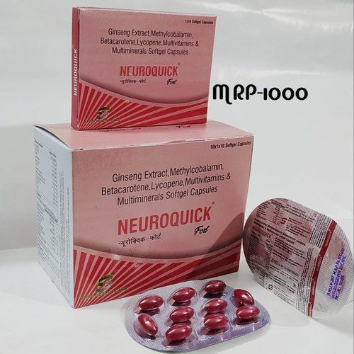 Neuroquick Softgel Capsules Medicine Raw Materials