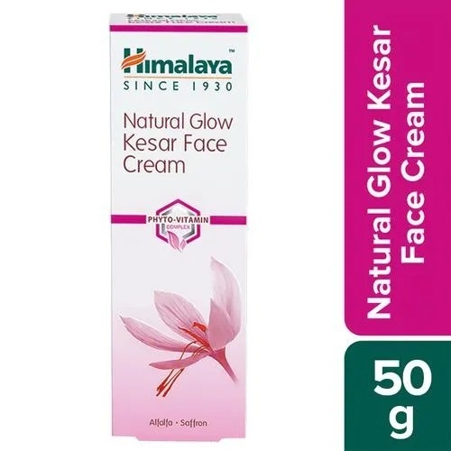Pack Of 50 Gram Suitable All Type Skin Himalaya Natural Glow Kesar Face Cream