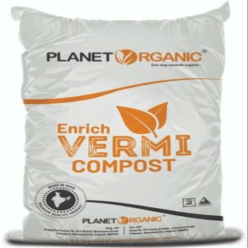 Multicolor Planet Organic Enrich Vermi Compost Farming Plant Based Vermicomposting Fertilizer