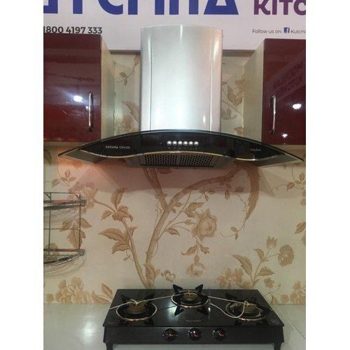 Shock Proof Stylish Best Equipped White Color Aluminum Kutchina Electric Kitchen Chimney Warranty: Yes