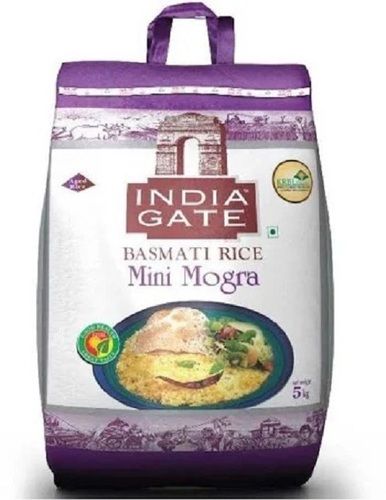 5 Kilogram Packaging Size Long Grain Dried Enriched With Mogra Aroma India Gate Basmati Rice