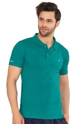 Comfortable To Wear Short Sleeves Plain Polo Neck T-Shirt For Men Age Group: 19-22