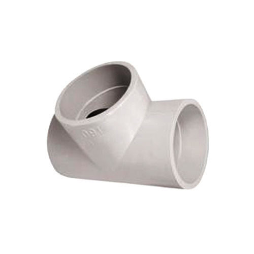 White Cost-Effective And Simple To Install Lightweight Pipe Tees