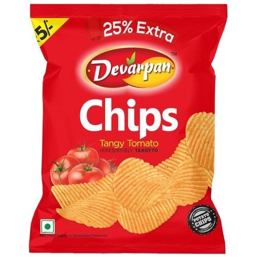 Crispy And Tasty Ready To Eat Tomato Flavor Devarpan Potato Chips at ...