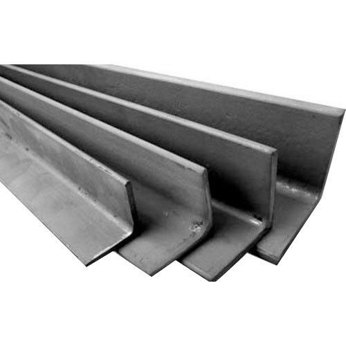 Golden L Shaped Galvanized Mild Steel Angle, Thickness: 6 Mm