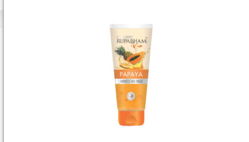 Asian Aura Pack Of 100 Ml Rupabham Naturence Herbals Papaya Face Wash