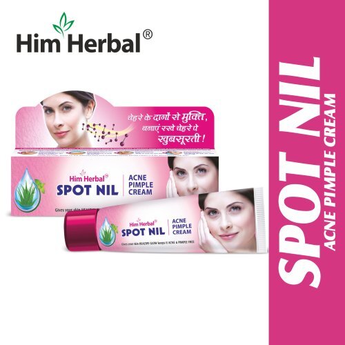 White And Yellow Packaging Size 15 Grams Spot Nil Acne Pimple Clearing Face Cream