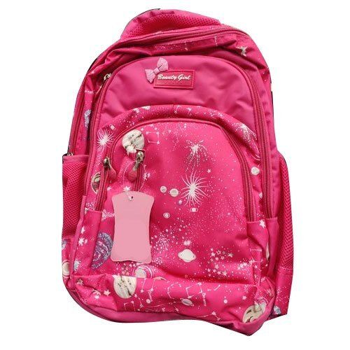 Stylish Pink Rabbit Backpack with Pouch for SchoolCollage Girls