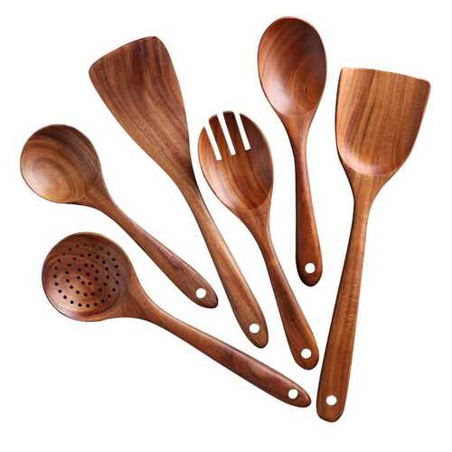 0-10 Cm Handle Wooden Spatula Used In Kitchen