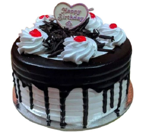 1 Kilogram Packaging Size Round Fresh Chocolate Flavor Black Forest Cake