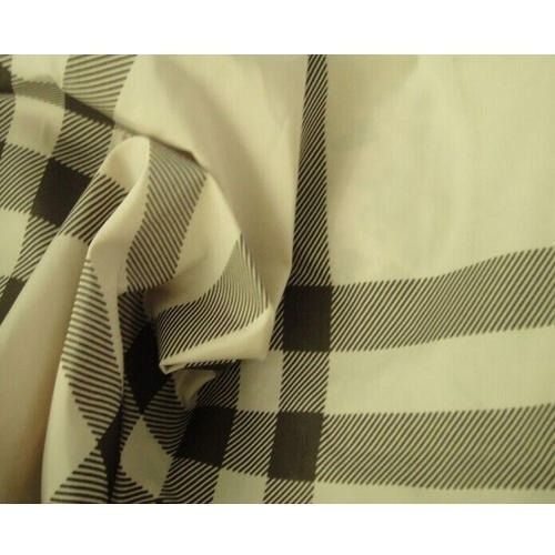 Metal 50 Meter Packaging Size Check And Striped Pattern Designer Cotton Polyester Fabric 