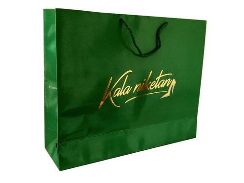 Green Paper Shopping Bag