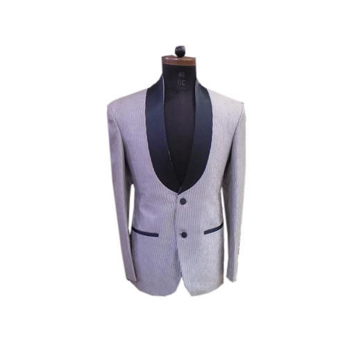 Purple And Black Color Designer Men Suit