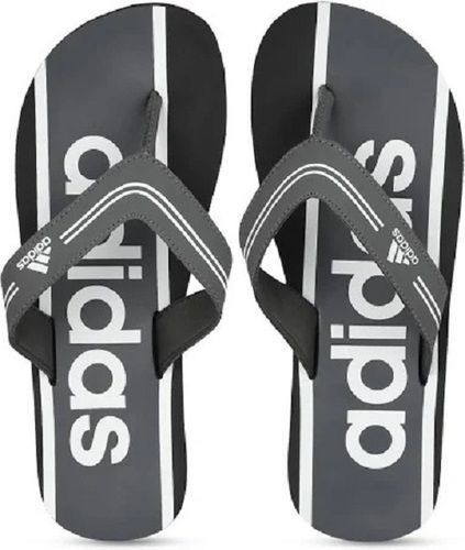 Waterproof And Flexible White And Gray Cloud Form Comfortable Printed Adidas Slippers