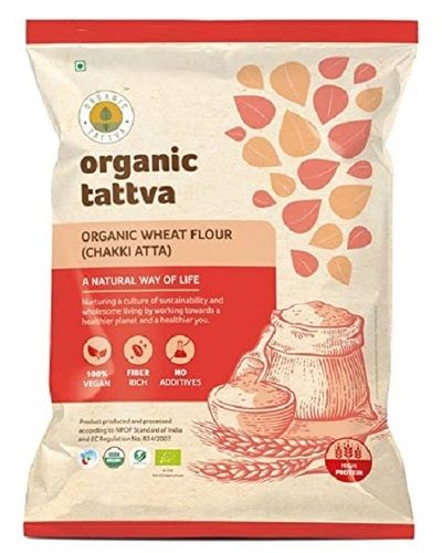 100 Percent Pure And Organic Tattva Whole Wheat Flour, High In Protein
