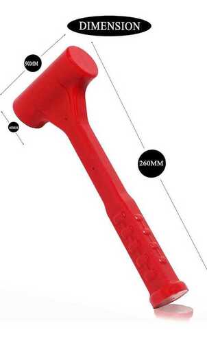 40 X 90 X 260 Millimeters Face Hammer For Construction And Household Use