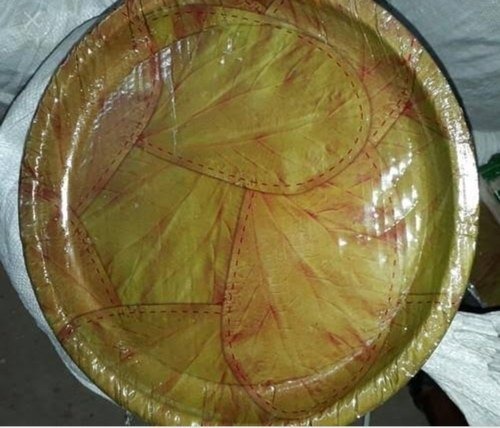 इवेंट्स और पार्टियों के लिए ब्राउन 12 इंच आकार डिस्पोजेबल पेपर प्लेट