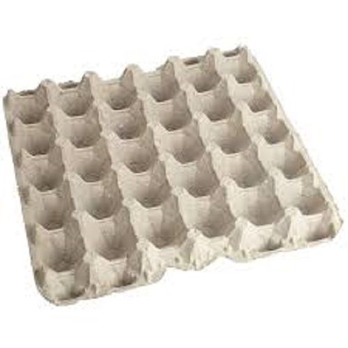 Eco Friendly And Lightweight Reusable Easy To Store White Color Paper Egg Tray Lead Time: 1-4 Weeks