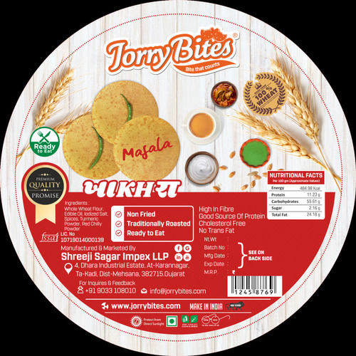 Red Jorry Bites Masala Khakhra Jorry Bites Masala Khakhra