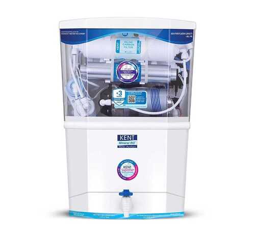 Kent Wall Mounted White And Blue Ro Water Purifier Capacity 15 Liter Dimension(L*W*H): A 39 X 25.5 X 53.5 Centimeter (Cm)