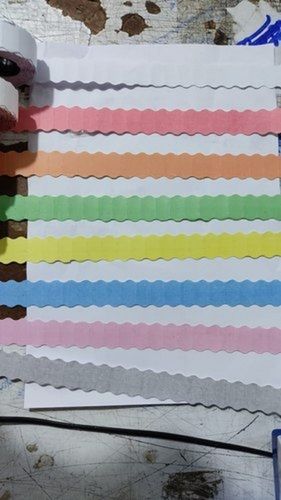 Multicolor Numbering Paper Sticker Roll With Low/Medium And Hard Gumming