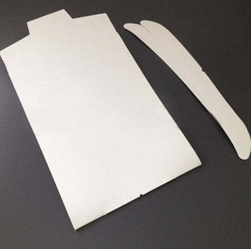 Rectangular 660 Gsm Duplex Paper Shirt Packaging Board 