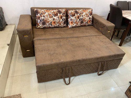 Sheesham Wood Modern Wooden Sofa Cum Bed, With Storage