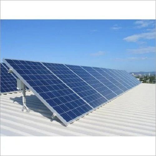 Stainless Steel 10 Kw Capacity Blue Rectangular Monocrystalline Body Grid Tie Solar System 