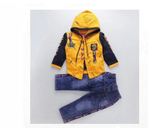 आरामदायक कॉटन और डेनिम फैंसी पार्टी वियर बच्चों की ड्रेस