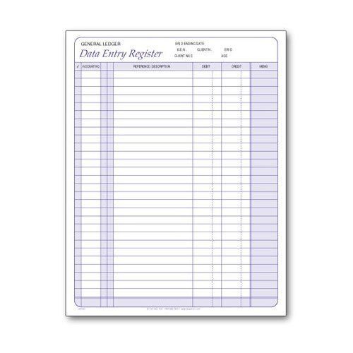 Data Entry Visitor Register Note Book Yes