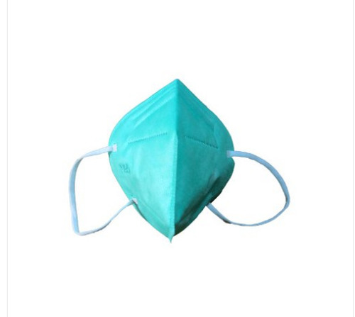 डिस्पोजेबल और पुन: प्रयोज्य प्लेन स्काई ब्लू नॉन वेवन 6 लेयर N95 मास्क