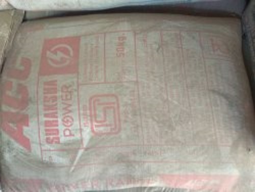 Gray Cement - 25KG PPC Grade 43 , Grey Color, Initial Setting Time 10 Minutes, ACC Type