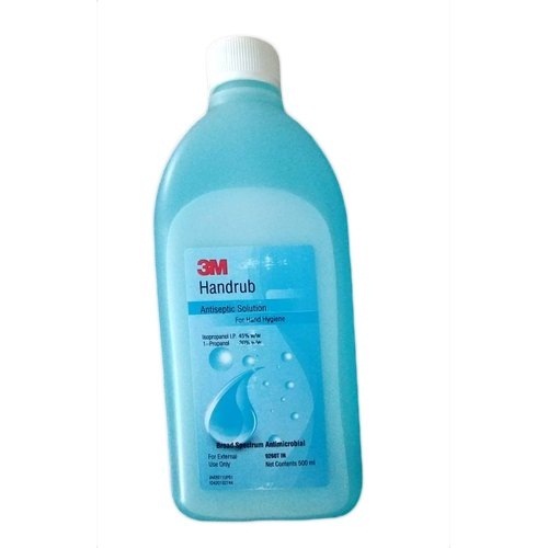 Hand Rub Sanitizer - Liquid, 50 Milliliter, Blue | Anti-Septic, External Use, For Adults, Ideal for Hospitals & Food Industries