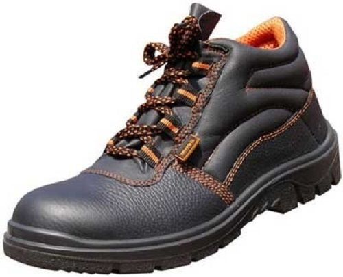 Skin Friendly Industrial Leather Safety Shoes