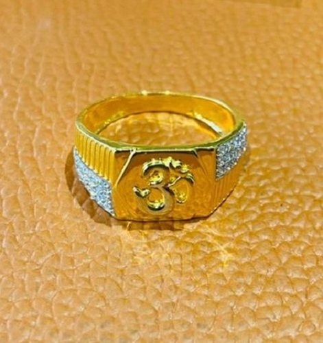 1 Gram Gold Plated Mahadev Best Quality Durable Design Ring for Men - Style  B464 – Soni Fashion®