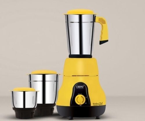 Plastic And Stainless Steel Body With 3 Jar And Low Sound Mixer Grinder 