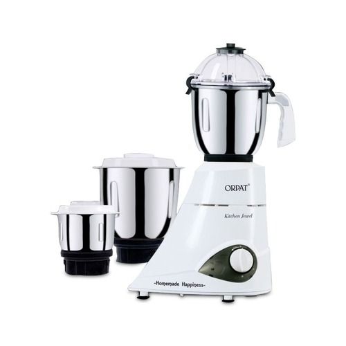 Plastic And Stainless Steel Material 800 Watt Power With 3 Jar Mixer Grinder 