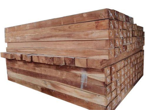 Rectangular Burma Border Teak Wood