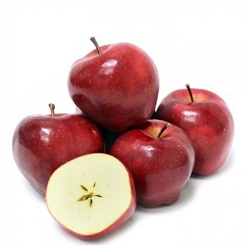 Round & Oval Sweet Delicious Chemical Free Red Fresh Apples 